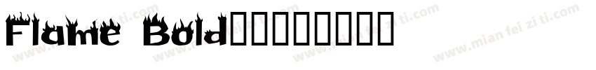 Flame Bold字体字体转换